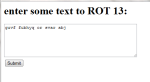 project to encode text using ROT13